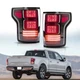 2*Clear VLAND LED Tail Lights For Ford F150 2015-2020 Rear Brake LampRed Signal
