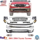 New Front Bumper Chrome & Grille Assembly Kit For 2001-2004 Toyota Tacoma 4WD357