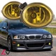 For 2001-2003 M3 M5 2001-05 BMW 3 Series E46 Fog Light Yellow M Bumper Lamps L+R