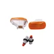 Set of 2 Sidemarker Amber Light w/Bulb Fit for Honda Accord Civic Acura RSX