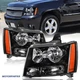PAIR HEADLIGHT FOR 2007-2014 CHEVY TAHOE AVALANCHE SUBURBAN 1500 2500