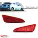 2x Red LED Rear Bumper Reflector Lamp Brake Light DRL for 2017-2022 Toyota C-HR
