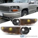 Black Fits 2000-2006 GMC Sierra Yukon XL 1500 Denali Bumper Lights Parking Lamps
