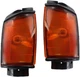 Park Cornering Light Assembly Pair For Toyota Pickup 2 4WD 1984-1986 TO2520158