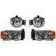Headlight Kit For 2002-2004 Dodge Ram 1500 Left and Right 4pc