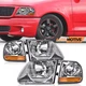 For 1997-2003 Ford F150 99-02 Expedition Chrome Headlight Lamp+Corner Left+Right