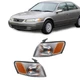 For 1997 1998 1999 Toyota Camry Front Signal Light Pair DOT Sedan TO2530126
