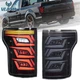 VLAND Smoked LED Tail Lights W/Start-UP Animation For 2015-2020 Ford F150 Pair