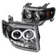 For 08 09 10 11 12 Ford Escape LED Halo Projector Headlight Headlamp Lamp Black