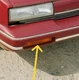 Oldsmobile Calais, Firenza : 1989, 1990, 1991, Right Turn Signal Light