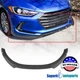 Fits 2017-2018 Hyundai Elantra Black 3PC Front Bumper Lower Splitter Spoiler Lip