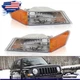 Turn Signal Directional Lamp Front Pair Set For 07-17 Jeep Patriot Parking Light