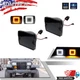 2Pcs Smoked Lens DRL Turn Signal w/ Amber LED Light for Jeep Wrangler YJ 1987-95