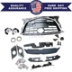 Grille Upper Bracket/Fog Light Bezels/Tow Hook Hole Cover For Mazda 3 2014-2016