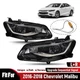 Upgrade Halogen Headlights w/ Sequential Signal Pair For 2016-2018 Chevy Malibu