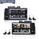 Fit For 94-00 Chevy GMC C/K 1500 2500 3500 LED DRL Smoke Lens Black Headlights