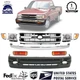 Front Bumper + Grille + Valance & Headlight Kit For 1998-2000 Toyota Tacoma 2WD