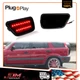 2x Smoked Red LED Rear Bumper Fender Side Marker Lights For 1997-2001 Honda CR-V
