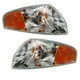 For 00-02 626 Corner Park Light Turn Signal Marker Lamp Right & Left Set PAIR