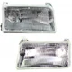 For 1992-1996 Ford Bronco Pair Headlights Driver and Passenger Side - Bulb Incl