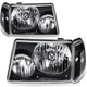 2pcs Black Headlight Assembly For 2001-2011 Ford Ranger FO2521168 6L5Z15A201AA