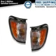 Corner Marker Light Set Driver & Passenger Side Fits 1995-1997 Toyota Tacoma
