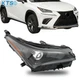 LED Headlight For Lexus NX300 NX300h 2018-2021 Black no AFS Passenger Right Side