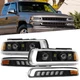 FOR 1999-2002 CHEVY SILVERADO DOT LED HEADLIGHTS ASSEMBLY REPLACEMENT LEFT+RIGHT