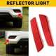 2pcs Rear LH&RH Bumper Reflector Red For Nissan Sentra Murano Infiniti FX50 FX35
