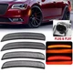 Smoke LED Front Rear Fender Side Marker Lights For Chrysler 300 300C 300S 15-23 Smoke LED Front Rear Fender Side Marker Lights For Chrysler 300 300C 300S 15-23
