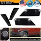 4X Smoke Front Bumper Turn Signal & Side Marker Light For 2008-2012 Jeep Liberty