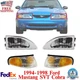 Front Headlights + Corner Lights Kit For 1994-1998 Ford Mustang SVT Cobra Models