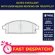 Brake Pads Set fits NISSAN X-TRAIL T30 2.2D Front 01 to 13 410601W385 410601W386