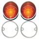 Pair Of Parking Lamp Lenses LH And RH Side AMD Fits Dodge Coronet K-MB2121