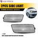 2x For 2010-2014 Volkswagen MK6 Golf GTI Front Side Marker Bumper Light Housings