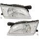 Headlamp Set For 1998-1999 Nissan Altima Left Right LH RH Halogen Assembly
