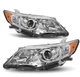Pair Headlight Headlamp Assembly Passenger Driver For 2012-2014 Toyota Camry 12