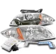 FOR 00 01 02 CHEVY CAVALIER CHROME HEADLIGHTS LAMP W/BUMPER BLUE LED DRL+HID KIT FOR 00 01 02 CHEVY CAVALIER CHROME HEADLIGHTS LAMP W/BUMPER BLUE LED DRL+HID KIT