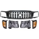 Grille Assembly For 2001-2004 Toyota Tacoma With Corner Lamp and Headlights