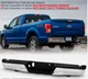 For 2015-2019 Ford F150 Pickup w/o Sensor Hole & Hitch Chrome Rear Bumper Assemb