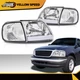 LED DRL Headlights & Corner Lights Left+Right Fit For 1997-2004 F-150 Expedition