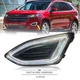 Left Driver LED DRL Front Bumper Fog Light Driving Lamp For Ford Edge 2015-2018