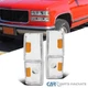 Fit 88-93 Chevy/GMC C10 C/K Suburban Yukon Clear Corner Lights Turn Signal Lamps