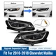 Upgrade Halogen Headlights For 2016-2018 Chevy Malibu w/ Sequential Signal Pair
