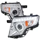 Fits 07-10 FORD EDGE Projector Headlight With Clear Lens