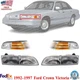Front Headlight + Corner Lamp Left & Right Side For 1992-97 Ford Crown Victoria