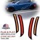 LED Front Rear Bumper Side Marker Lights Indicator For 2015-2023 Dodge Charger