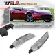 2PCS Clear Lens Front Bumper Side Marker Lights For 2016-2022 Mazda MX-5 Miata
