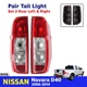 Tail Light Rear Lamp Replacement Fits Nissan Navara D40 Ute Truck 2006-14 New