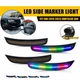 Left&Right Multiple RGB Color LED Side Marker Lights For Chrysler 300 2015-23 EI Left&Right Multiple RGB Color LED Side Marker Lights For Chrysler 300 2015-23 EI